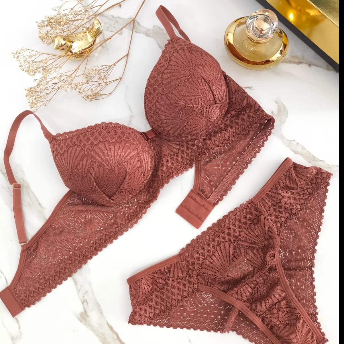 CONJUNTO YASMIM BRONZE VALOR VAREJO